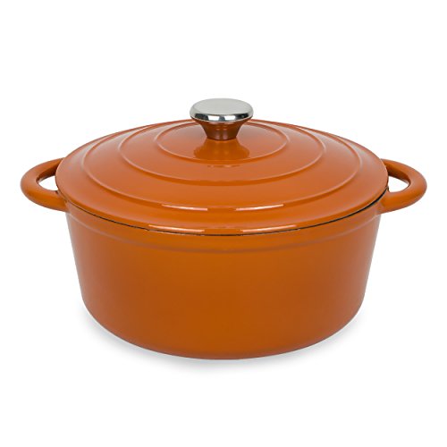 AIDEA Dutch Oven Enameled Cast Iron Round, Bread Baking Pot