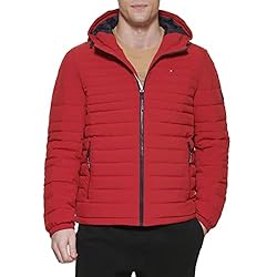 Tommy Hilfiger Men's Stretch Poly Hooded Packable