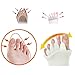 Vanker 1 Pair Yoga Correction Foot Pain Relief Five Toes Separator Massage Socks Foot Care Equipment