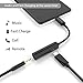 AirsFish Usb C to 3.5mm Audio Adapter Usb C PD Charge Splitter 2 in 1 Type C to 3.5mm Aux Stereo Earphone Headset Headphone Fast Charging Compatible with Pixel 2/2XL 3/3XL Razer Phone 2 iPad Pro 2018