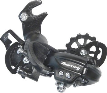 Shimano Tourney TY300 6/7-Speed Rear Derailleur with Dropout Claw Hanger