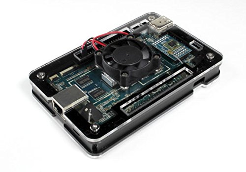 Zebra Case for Pine64 ~ Black Ice Slim With Fan by C4Labs