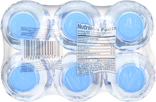 EVIAN, WATER, 6 CT, 11.2 OZ EACH