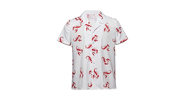 CosplayDiy Men's Lobster Shirt Kramer 