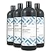 Amazon Brand - Solimo Soft & Sleek Shampoo, 28 Fluid Ounce (Pack of 4)