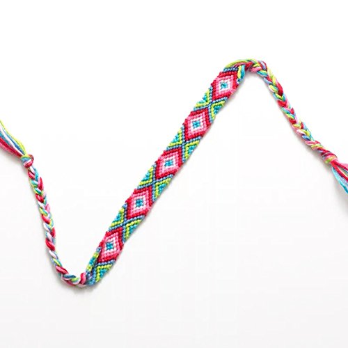 Rimobul Nepal Woven Friendship Bracelets - 12 pack