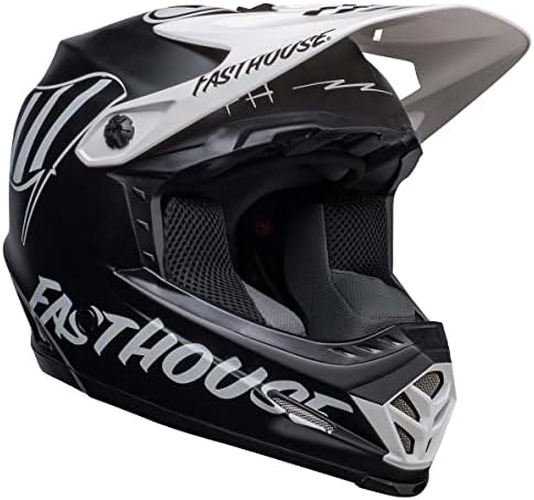 Amazon.com: Bell MX-9 MIPS Dirt Helmet (Gloss Jackal Blue/Hi-Viz Yellow -  Large) : Automotive