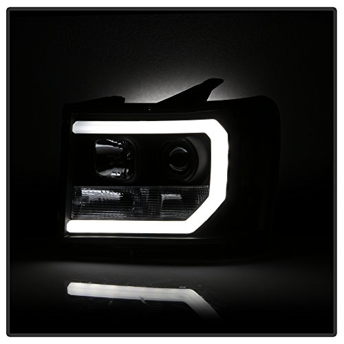 Spyder Auto 5083630 DRL LED Projector Headlights Version 2 Black DRL LED Projector Headlights