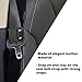 Pack of 4 Seatbelt Adjusters- Universal Auto Shoulder Neck Strap Positioner Locking Clip Protector PU Leather Vehicle Seat Belt Safety Covers for Universal Automotive Belt Strap