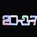 2017 New Years LED Light Up Glasses