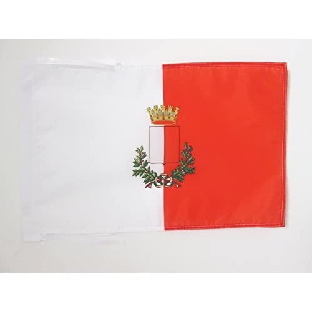 AZ FLAG - Bari Flag - 18'' x 12'' - 100% Polyester Bari in Puglia Small Banner with Two Cords - Fade Resistant - Vivid Colors - 18x12 in - 45x30 Cm — image 1