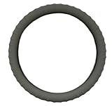 New SILICONE gray Steering Wheel Cover with Negative Ion! By Cameleon