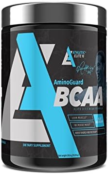Athletic Elite 10 BCAA AminoGuard 2:1:1 Supplement Powder, 30 Servings (Berry Limeade)