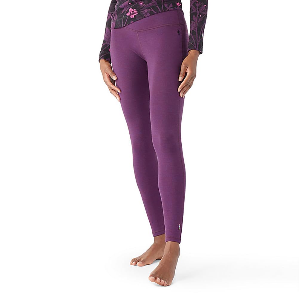 Smartwool Women's Classic Thermal Merino Base Layer Bottom Purple Iris Heather Medium Image