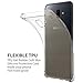 ZeKing Galaxy J6 Plus Case, Crystal Clear Soft Silicone TPU with Four Corner Bumper Protective Case Cover for Samsung Galaxy J6 Plus (Transparent)