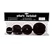 SWACC Hair Donut Bun Maker Set, 4 Sizes Included + Hair Ties & Bobby Pins (Brown) - For Updos, Scrunchie Chignons, and Ballerina Buns