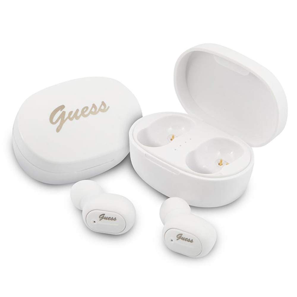 Guess Bluetooth Headphones GUTWST30WH TWS + Docking Station White