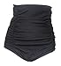 TWcs Women High Waist Swimsuit Bottoms Vintage Ruched Plus Size Bikini Bottom