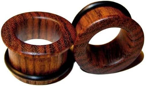 42mm Custom Chechen Single Top Hat Organic Wood Tunnels