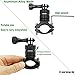 Gurmoir Aluminum Bike Bicycle Handlebar Mount For Gopro Hero 7/Hero 6/Hero 5/Hero (2018) Hero5/4 Session SJCAM YI Sony Sports DV and More .Action Camera 360 Degrees Rotary Bicycle Rack Mount
