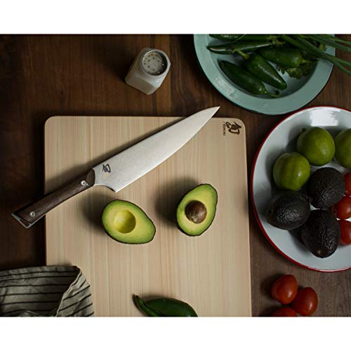 Shun Cutlery Kanso Chef's Knife 8”, GyutoStyle Kitchen Knife, Ideal for AllAround Food