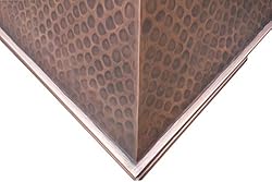 SINDA 36 in Custom Copper Range Hood Wall