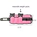 MaxxMMA 5 lbs Adjustable Neoprene Ankle Weights Pair, 2.5 lbs each (Pink)