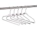 Quality 13.78-Inch Slim Plastic Hangers – 30 Pack – Cream White – Non-Velvet, Non-Flocked, Thin Space-Saving Design with Swivel Hook – for Kids & Petite Women