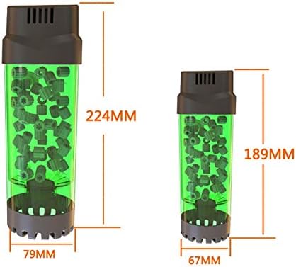 Norbi Aquarium Filter Aquarium Fish Tank Fluidized Moving Bed Filter Bubble Bio Media Filter