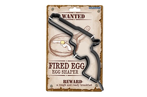 Barbuzzo Gun Shaped Egg and Pancake Shaper and Fryer - Nonstick Silicone Egg and Pancake Mold shaped like a Revolver - Breakfast Egg Cooking Mold that will Pistol-Whip your Hunger - Thumbnail 7