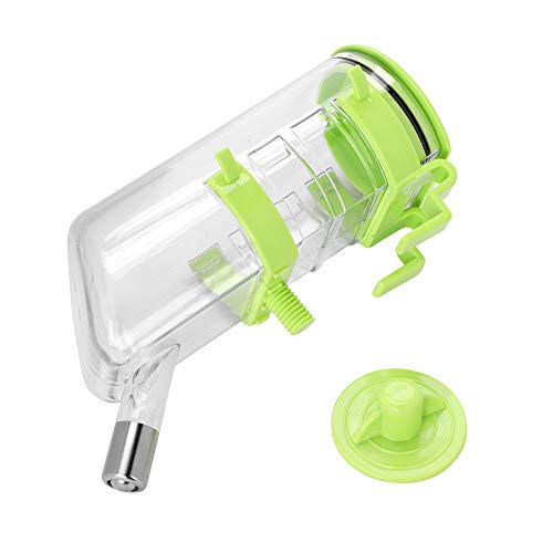 LONTG Dog Water Bottle,Pet Dog Puppy Water Bottle Cat Feeding Water Bowl Automatic Feeder Pet Feeder/Waterer Bowl Drinking Fountains Hanging No Drip Chew Proof Rabbit Dog Water Dispenser Dog Kettle - Thumbnail 4