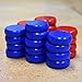 The Americana - 26 Traditional Size Crokinole Discs (Red & Blue)