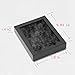 3D Artificial Flowers Wall Hanger with Frame Shape Vase, Ball Cactus Succulent Plants Moss on the Stone Green Leaves Grass, Black Frame, 7.87 in * 9.84 in