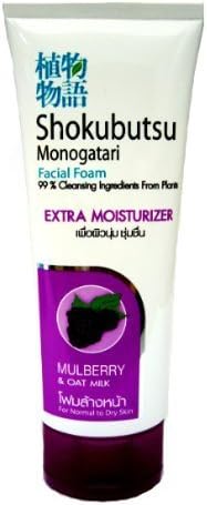 Shokubutsu Monogatari Mulberry &amp; Oat Milk Extra Moisturizer Facial Foam 100 G. by Shokubutsu Monogatari
