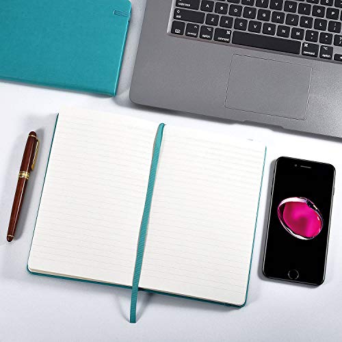 2 Pack Notebooks/Journals - Premium Thick Paper Faux Leather Writing Classic Ruled Notebook, Hard Cover, Large, Lined (5.4 x 8.3) - Thumbnail 6