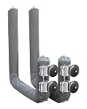 Magma Products, R10-626 Storage Rack Kayak/SUP Boat Mounted, Polished Stainless Steel