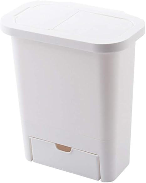 ZOOMY Küchenschranktür Hängender Mülleimer mit Deckel Abfalleimer für