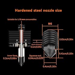 Upgraded V2.0 Hotend for Bambu Lab X1 X1C P1P P1S
