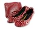 Sidekicks Womens Foldable Patent Leather Ballet Flats with Carrying Case