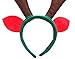 Sept.Filles 6-Pack Christmas Headband Antler Santa Claus Snowman Decoration (D)