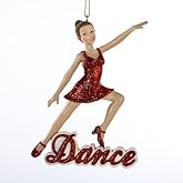 Kurt Adler "Dance" Girl Christmas Ornament