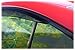 C&C Car Worx Aftermarket Tape-On Outside-Mount WV-12WRX-TF Set of 4 Side Window Visor Rain Guard Deflectors Compatible with Subaru Impreza WRX & STI, Sedan Models ONLY, 2015-2016-2017-2018-2019
