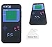 iPhone 7 Plus Case,Retro 3D Game Boy Gameboy Design Style Soft Silicone Cover Case For Apple iPhone 7 Plus 5.5 inch+ Free Cleaning Cloth As a Gift (Black)