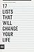 17 Lists That Will Change Your Life