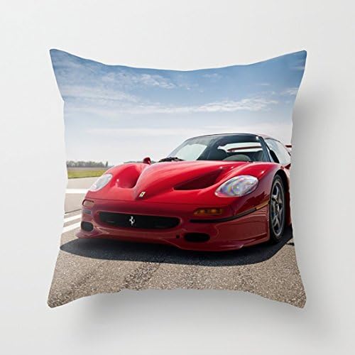 CuteeLopihs 100% Cotton Pillowcase Cushion Cover 1995 Ferrari F50 Sports.jpg Art Home Decor Sofa Throw Pillow Cover - Double-sided Color Printing