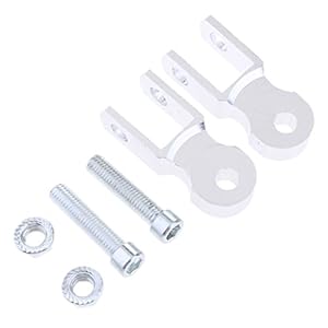 Sharplace Schokdemper, voor motorfiets, Jack Up Riser ophanging, zilverkleurig