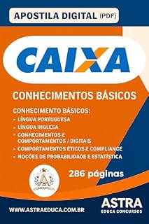Livro Apostila Concurso CAIXA 2026 Conhecimentos Básicos - Astra Educa