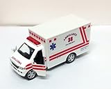 Die Cast Ambulance Rescue Team Truck W/ Open Doors