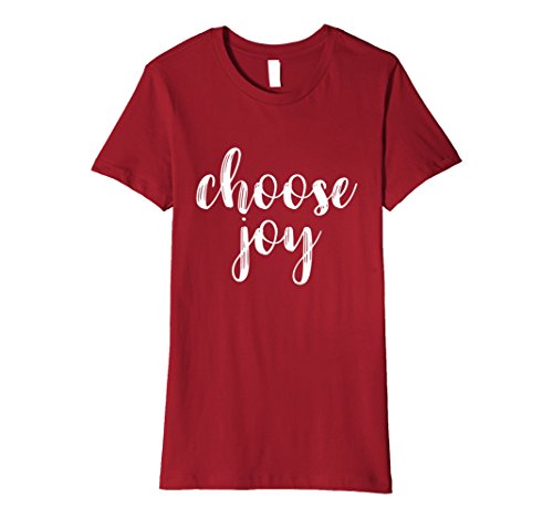 Womens Choose Joy – Motivational, Happiness and Gratitude Tee Shirt XL Cranberry Womens Choose Joy – Motivational, Happiness and Gratitude Tee Shirt XL Cranberry