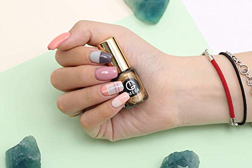 Gel Nail Polish Set - 12 Pcs 8ml Nude Gray Series Nail Art Gift Box, Soak Off Nail Art Manicure Varnish Set, Require LED UV Nail Dryer Lamp